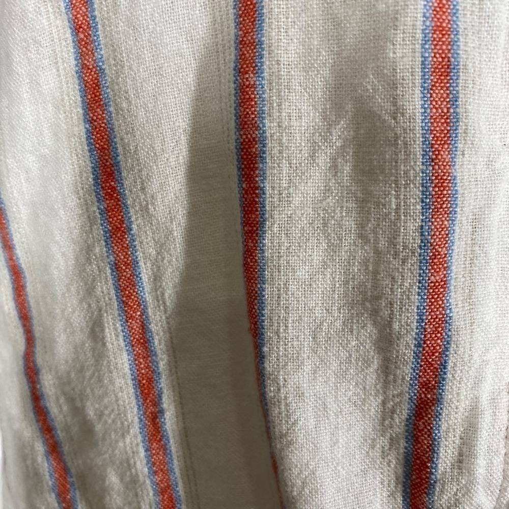 UNIVERSAL THREAD Linen Blend Cropped Collared Shirt - Picture 5 of 6